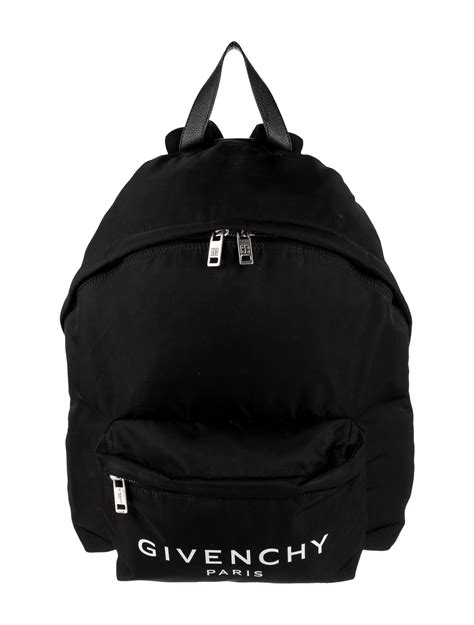 givenchy leather trimmed nylon backpack|G.